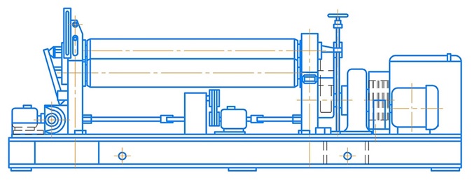 Общий вид машины листогибочной ИБ2220