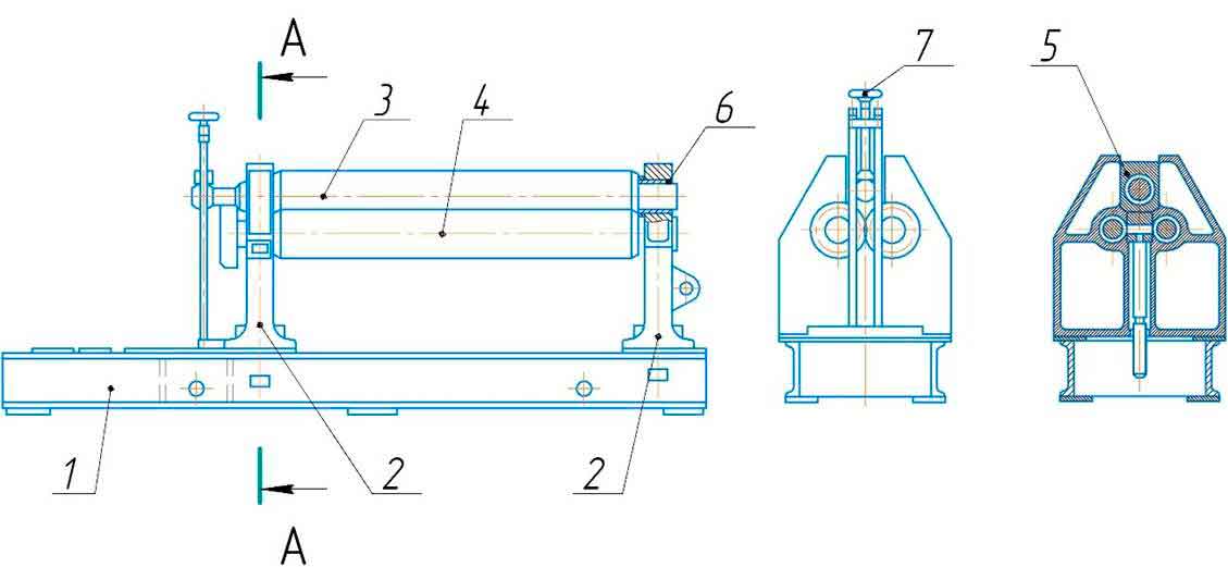 Станина листогибочной машины ИБ2220
