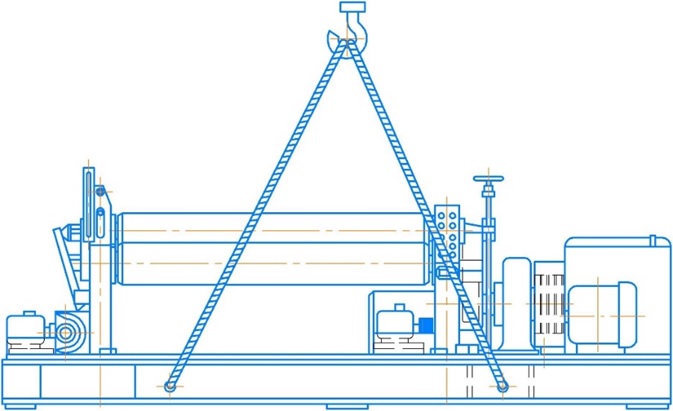 Порядок транспортировки машины листогибочной ИБ2220