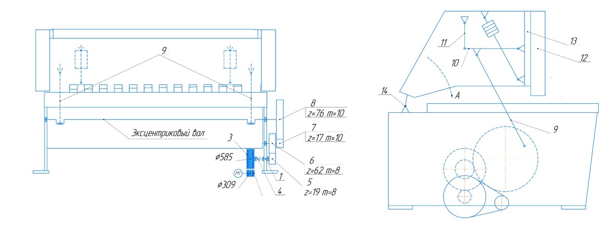 Схема кинематическая НК3418