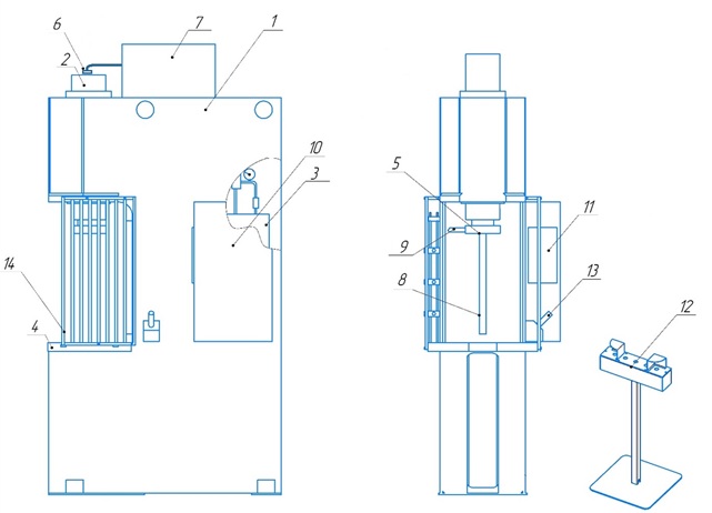Общий вид пресса П6328Б