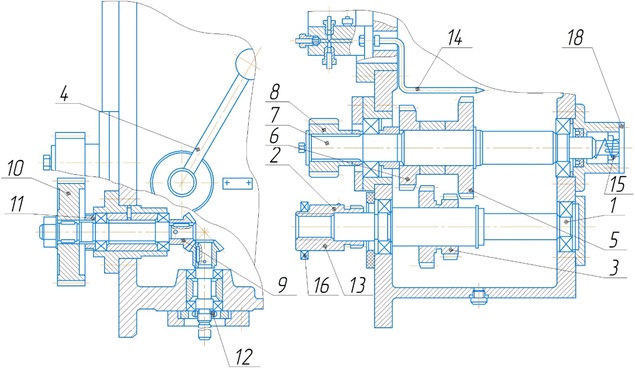 Коробка скоростей станка долбежного 7А420 Коробка скоростей станка долбежного 7А420