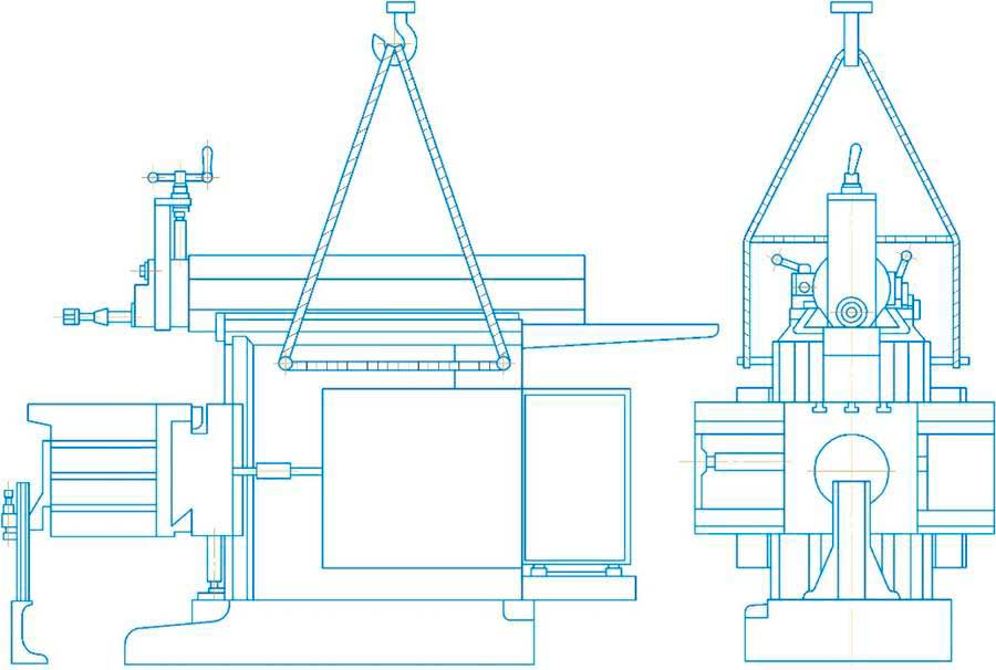 Транспортирование поперечно-строгального станка 7305ГТ