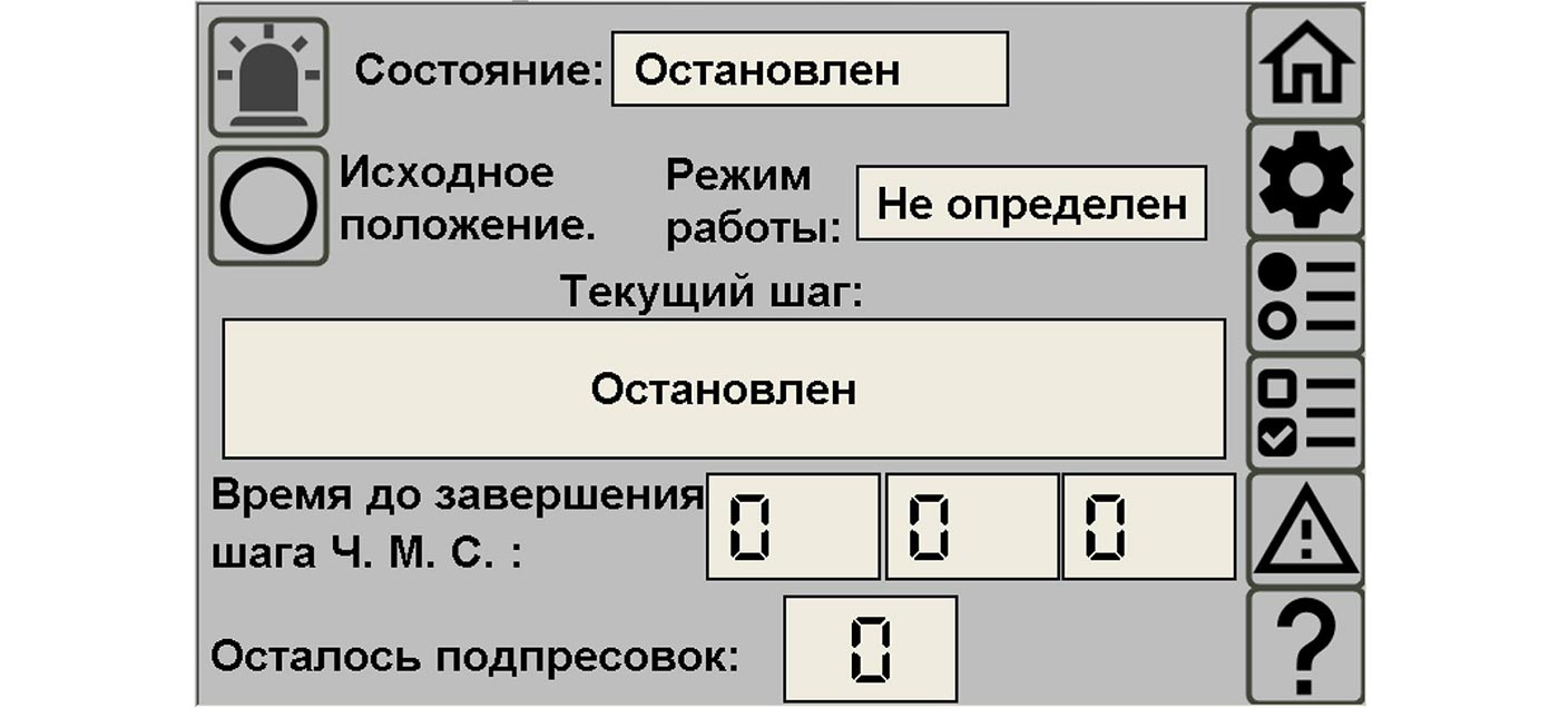 Панель оператора