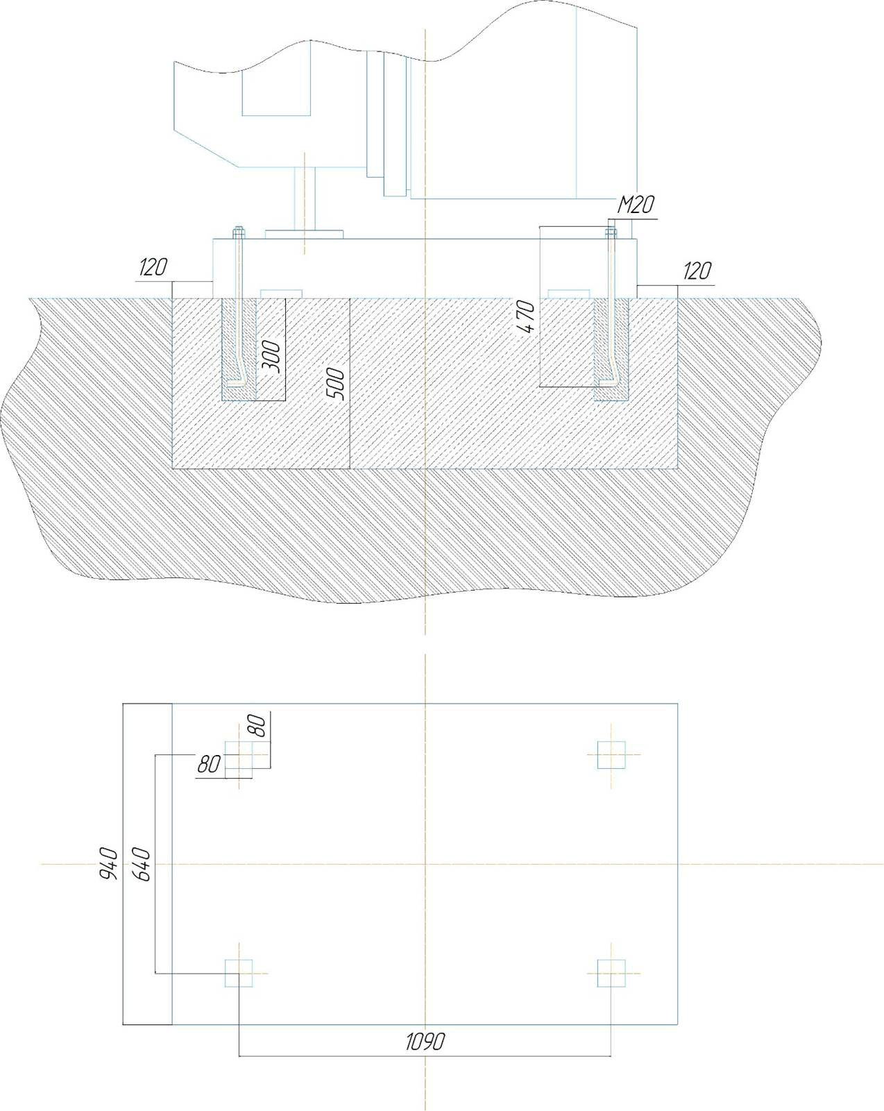 Установка станка фрезерного ФУ-1320/36