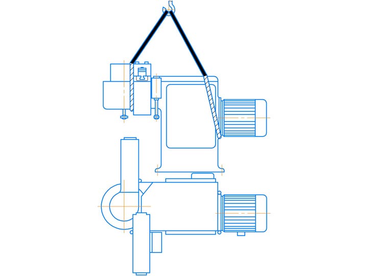 Схема Зачаливания трубогиба ИВ3430М