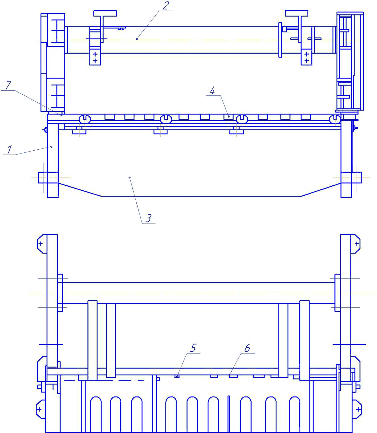 Станина  кривошипных  ножниц   НА3218 