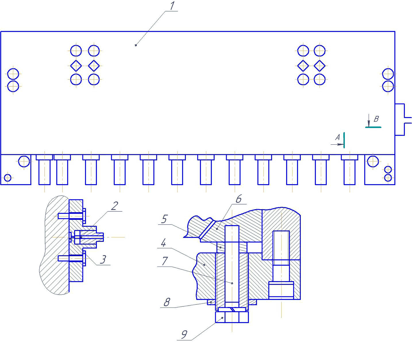 Балка прижимная кривошипных ножниц НА3218