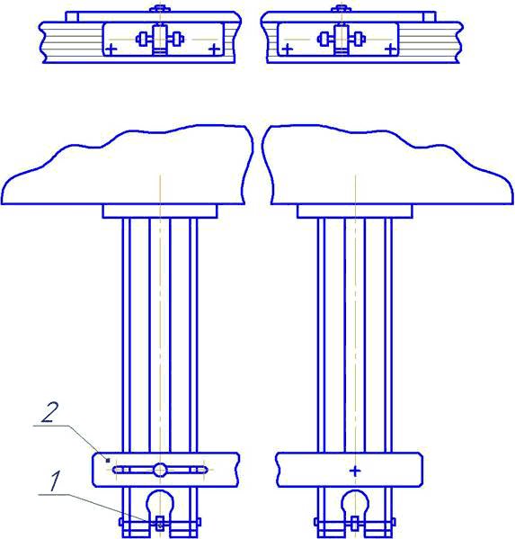 Передний упор ножниц  НД3316