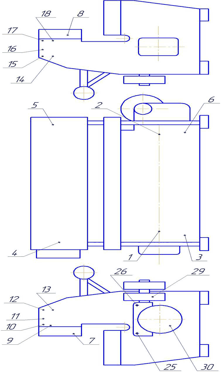 Схема смазки гильотинных ножниц НД3314
