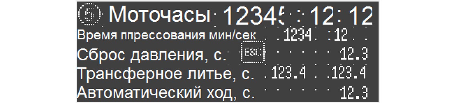 Дисплей панели оператора гидравлического пресса П6328Б