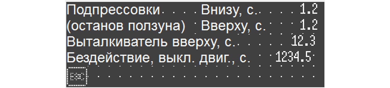 Дисплей панели оператора гидравлического пресса П6334Б