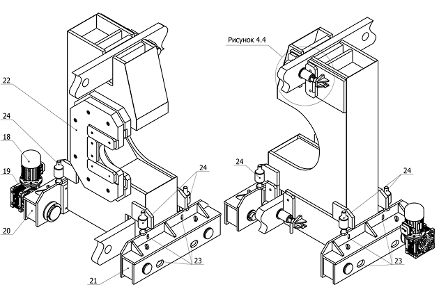 Упорная траверса пресса гидравлического насодочного ПК6738 