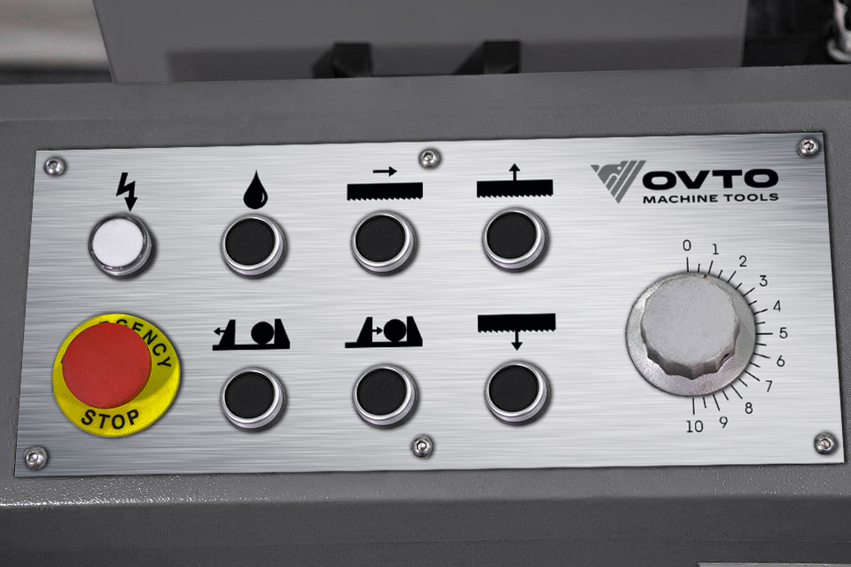 Двухколонный горизонтальный ленточнопильный станок OVTO LC-400