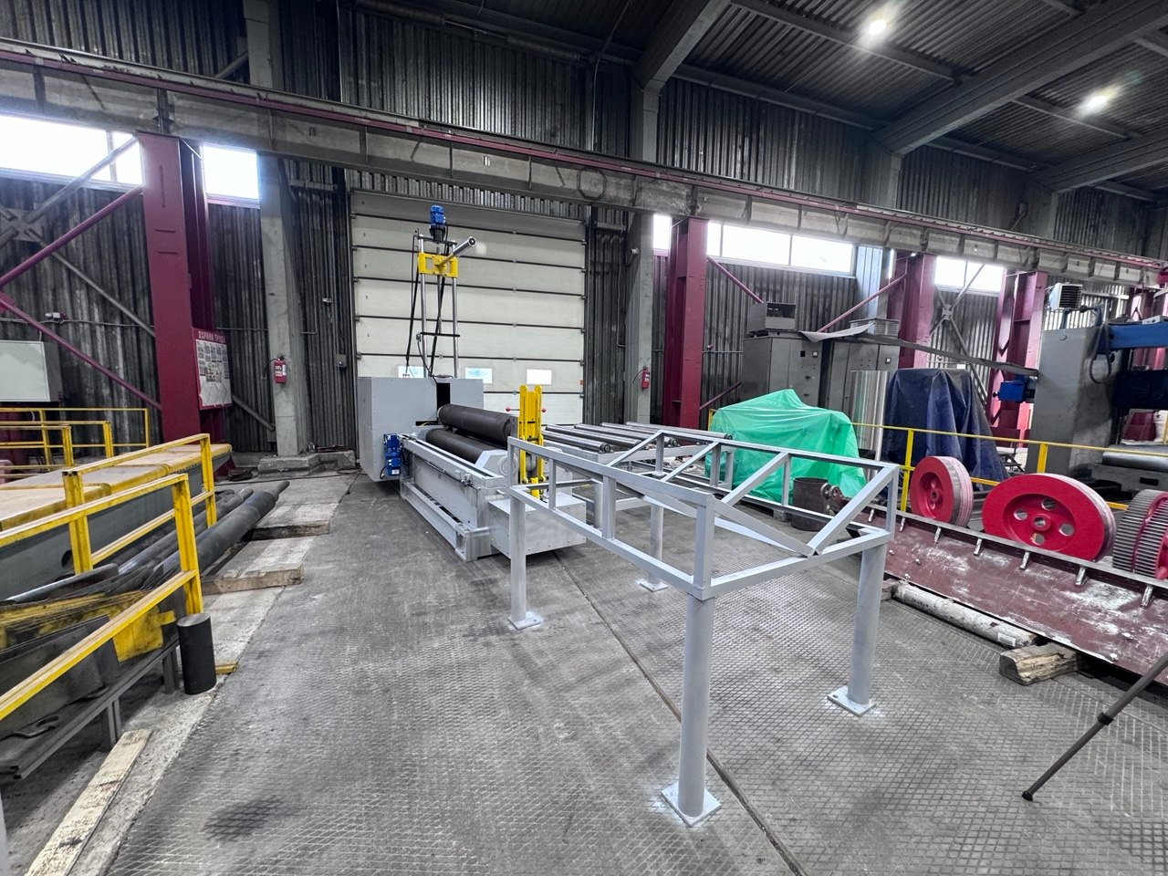 Завершено изготовление вальцов трехвалковых листогибочных ИБ2223